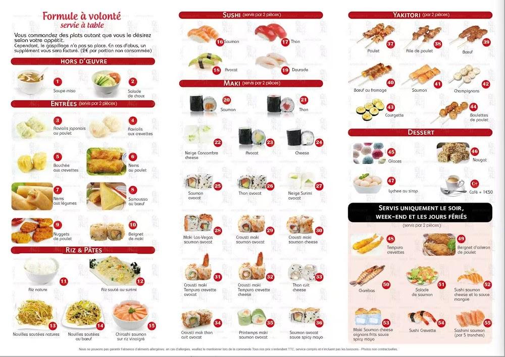 Sushi Yaki - Menu Image 2